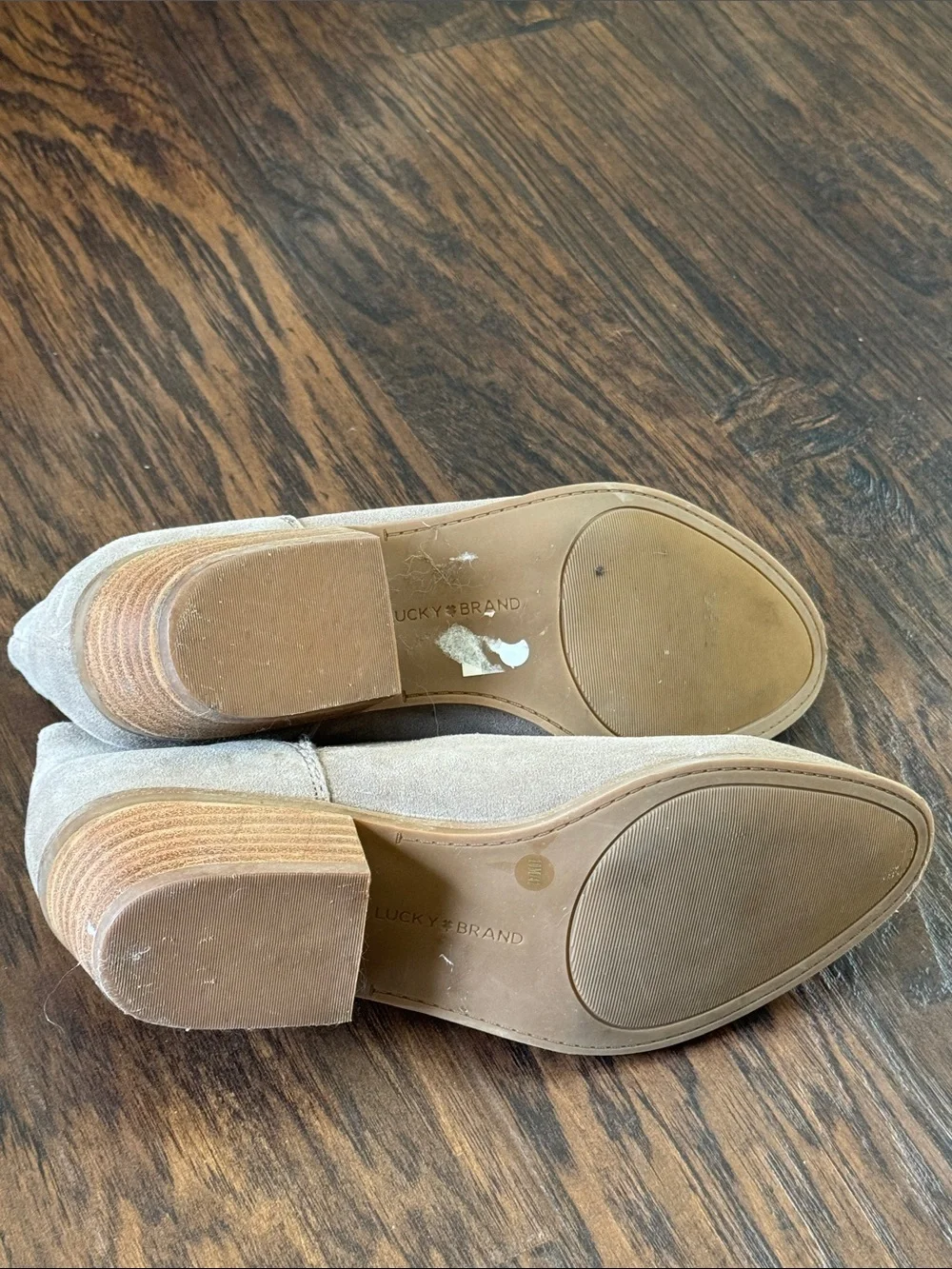 Lucky Brand suede ankle